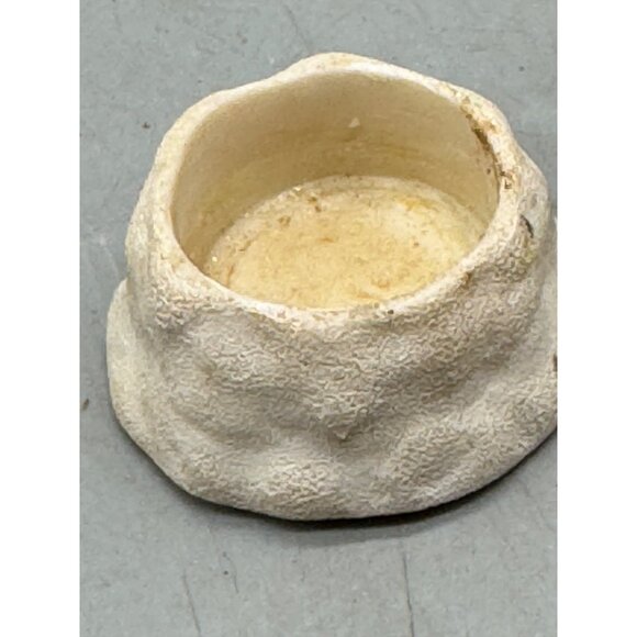 MINI Vintage Ceramic Jingle Bear Christmas Decor With Detachable Topper READ - Picture 4 of 7